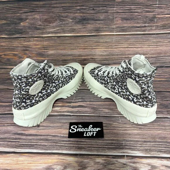 Converse Women's All Star Lugged 2.0 Jacquard High Sand Dune Shoes 10‎ - Picture 5 of 8